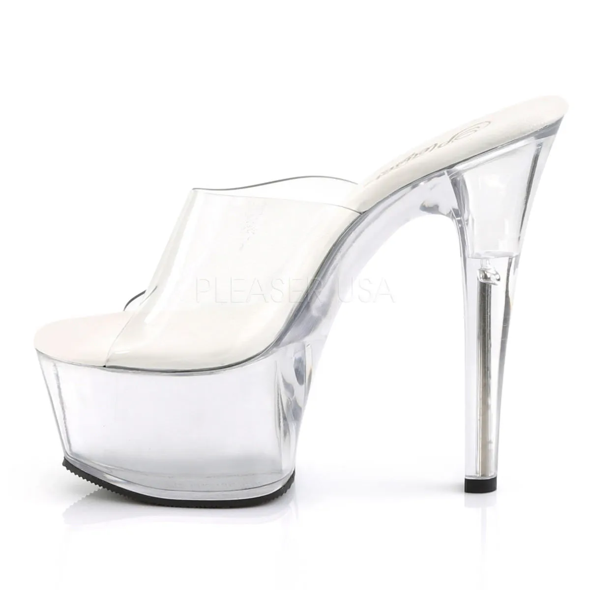 6 Inch Heel ASPIRE-601 Clear