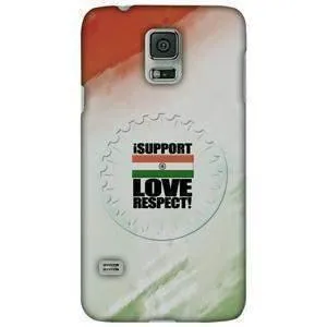 Amzer Designer Case - I Support Love India