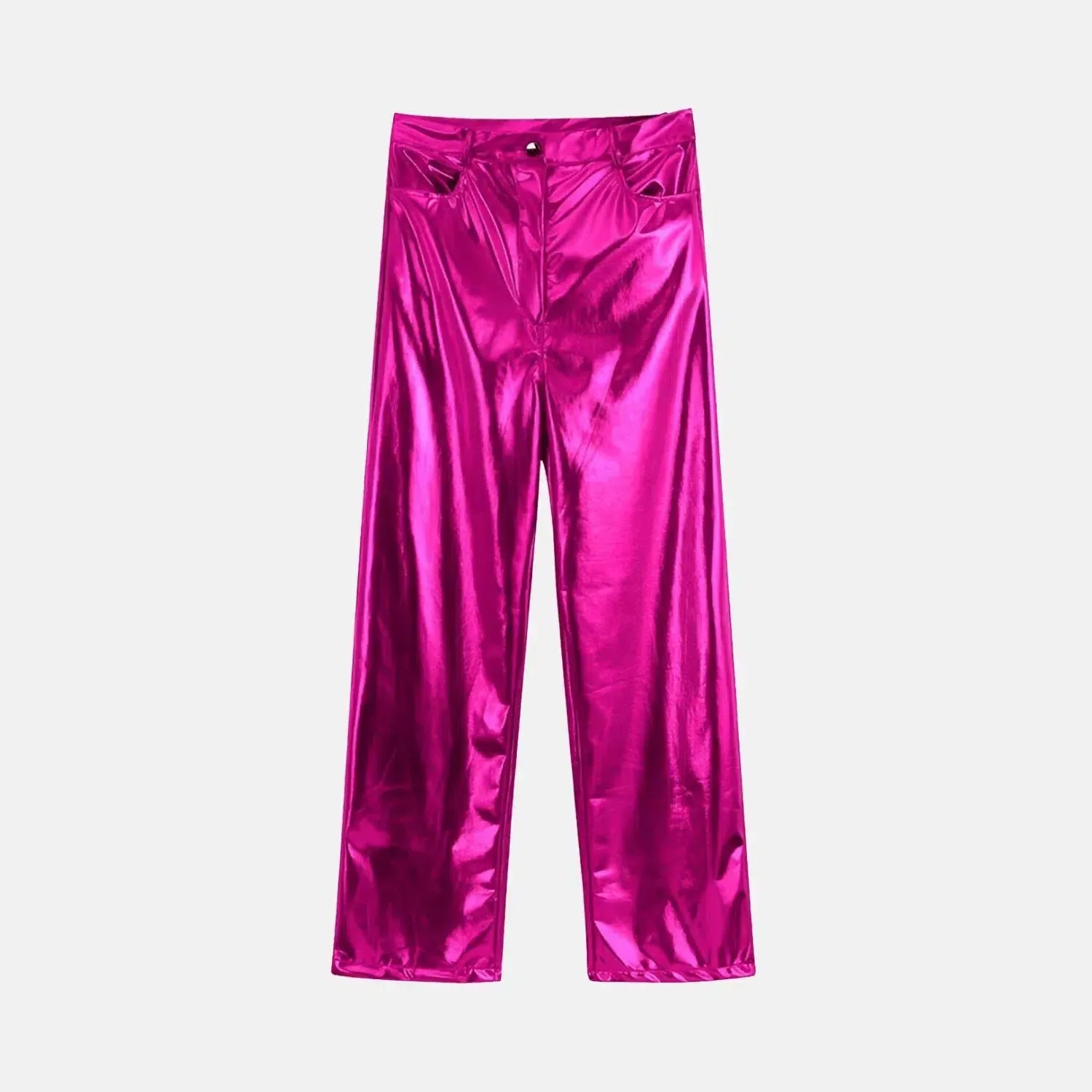 Aquira – Metallic pastel hues – Satin trousers