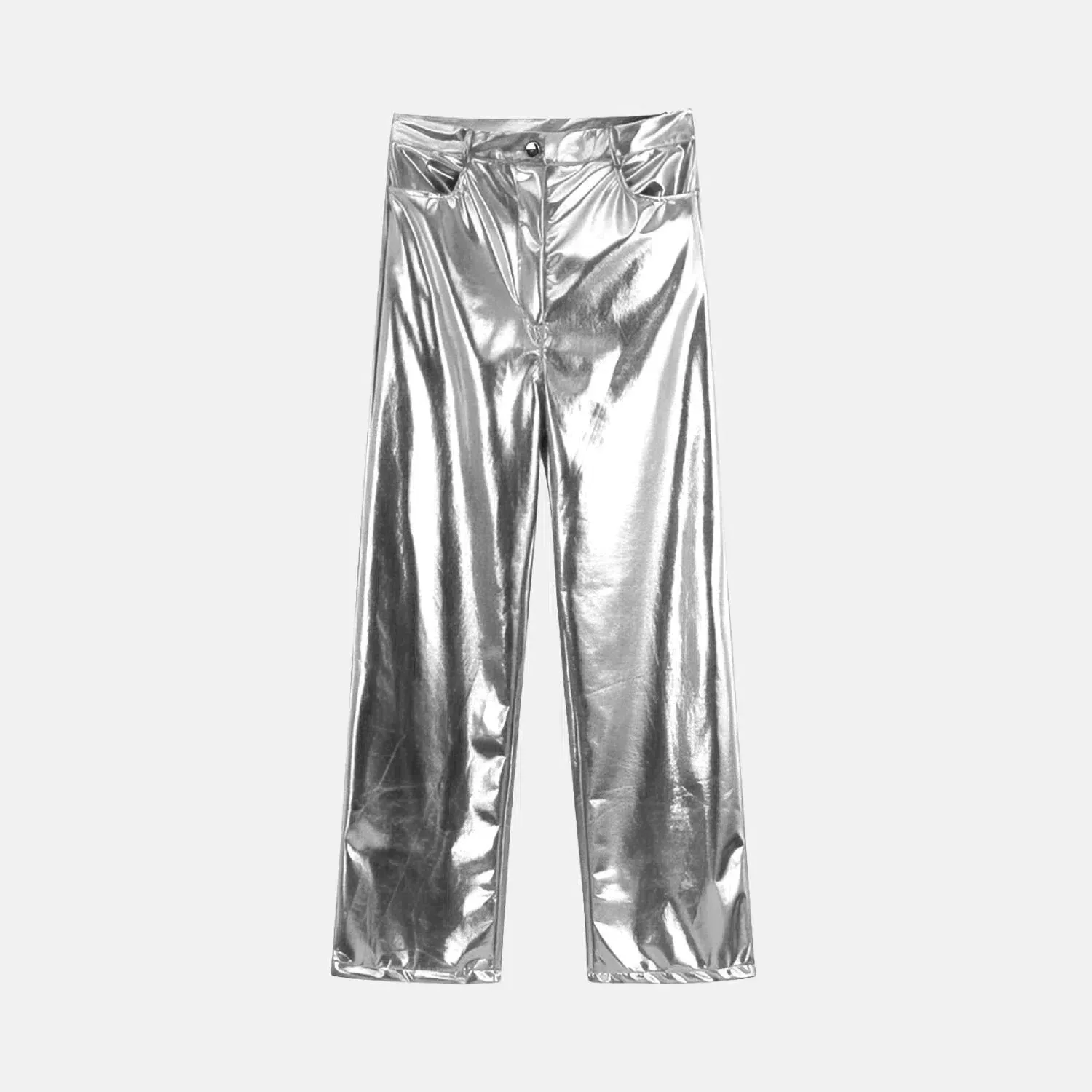 Aquira – Metallic pastel hues – Satin trousers