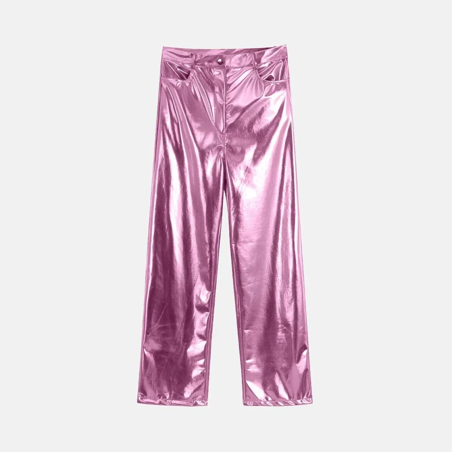 Aquira – Metallic pastel hues – Satin trousers