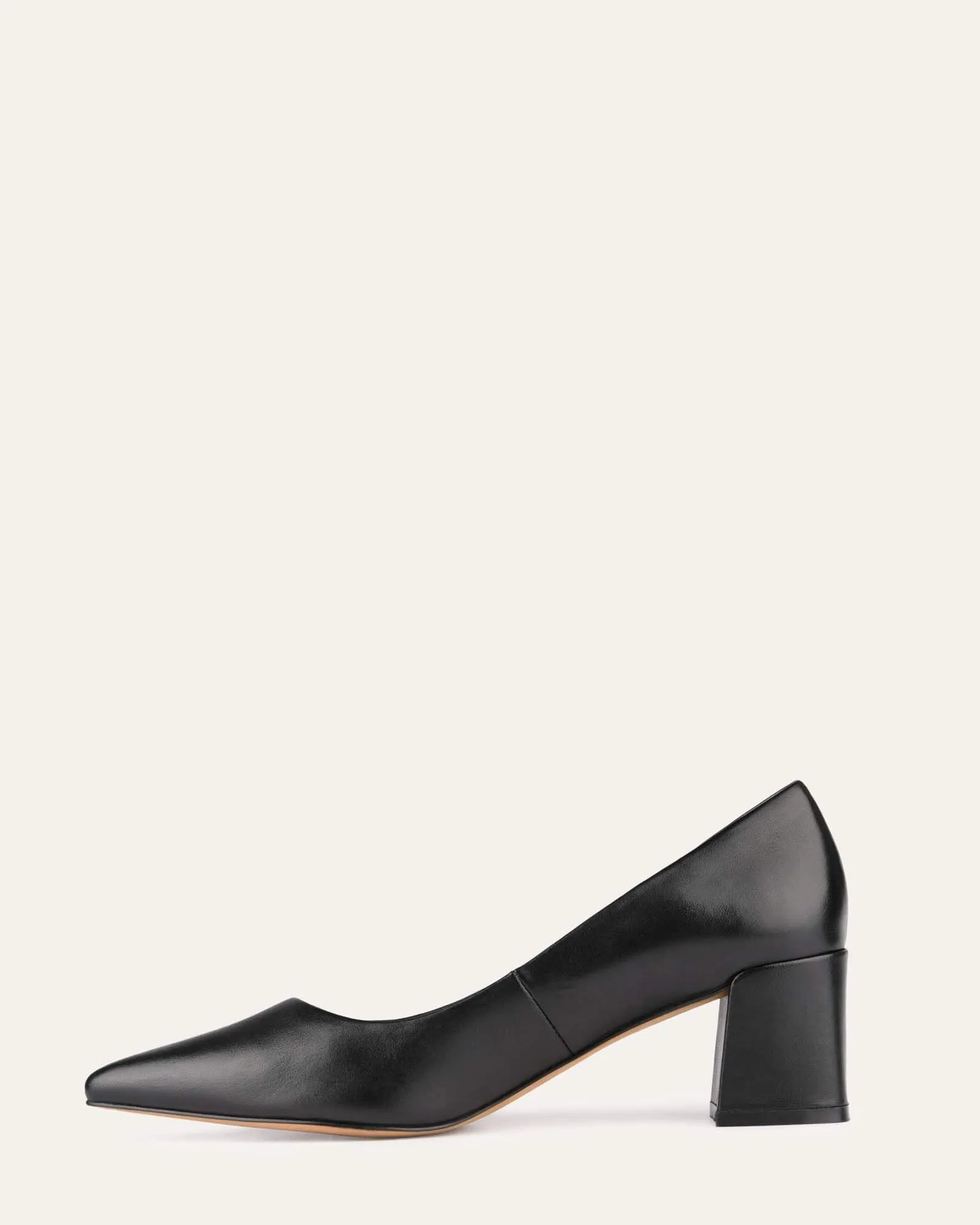 CARRINGTON LOW HEELS BLACK LEATHER