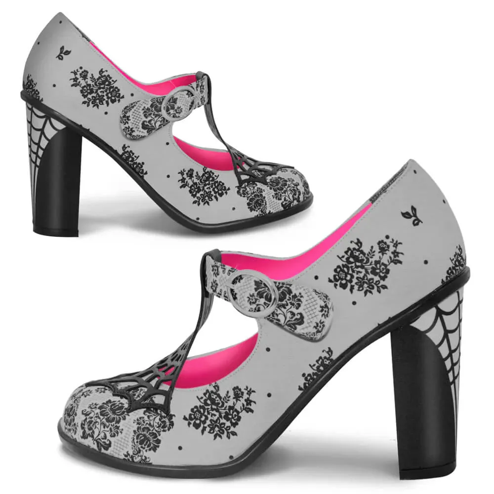 Chocolaticas® SPIDER WEB Mary Jane Pump High Heels