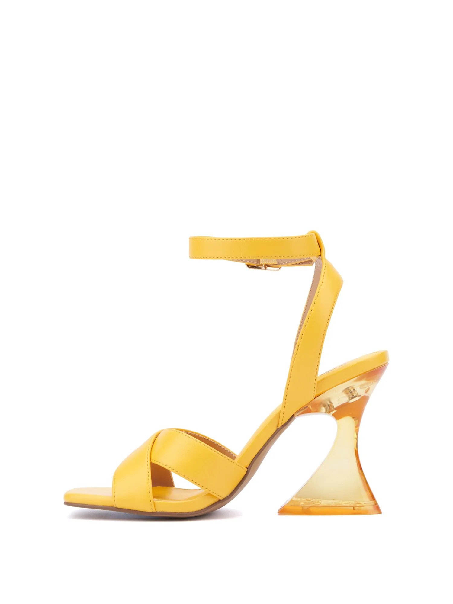 Criss-Cross Ankle-Strap Heel