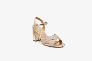 Fancy Block Heel Sandals