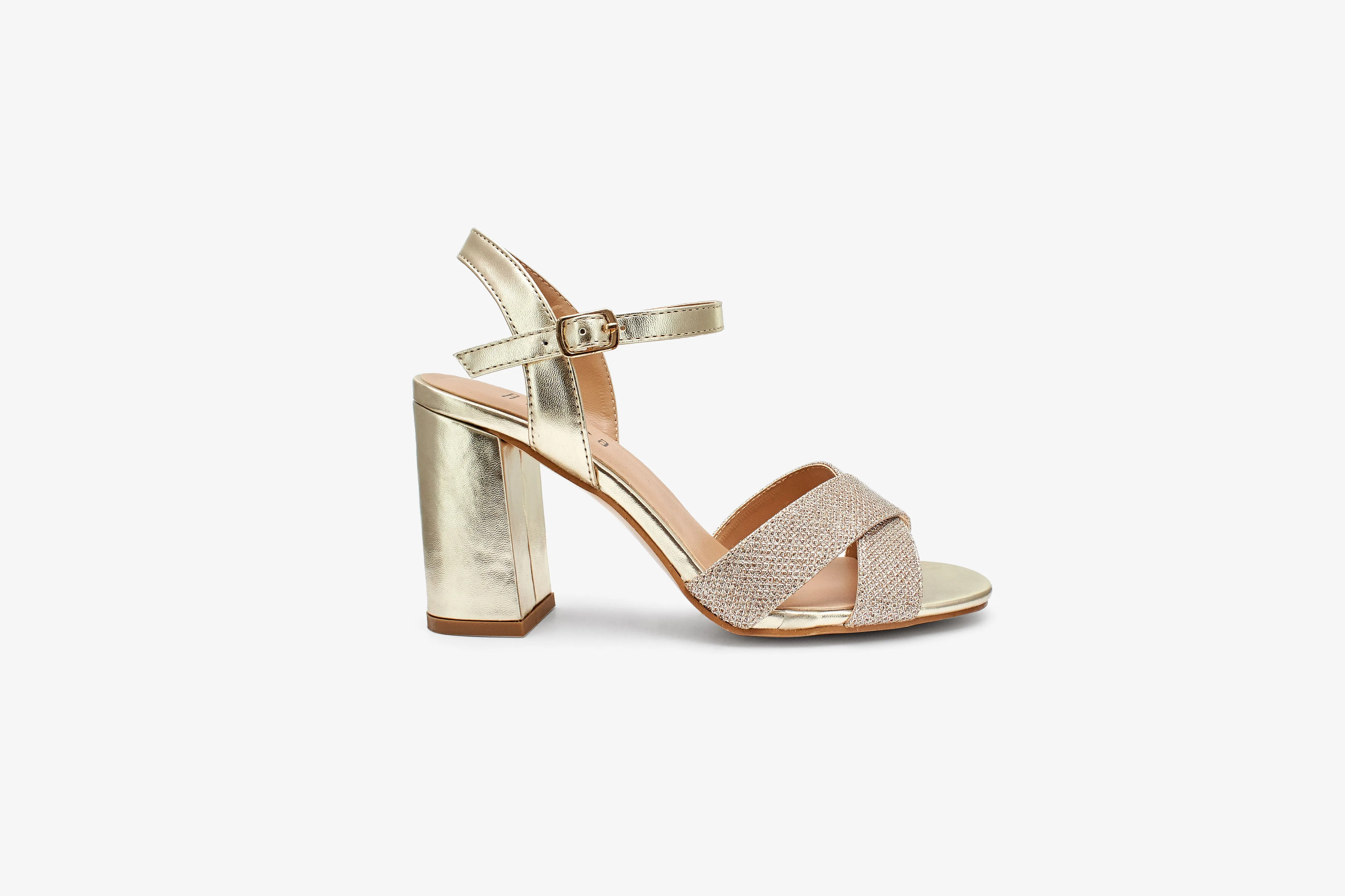 Fancy Block Heel Sandals