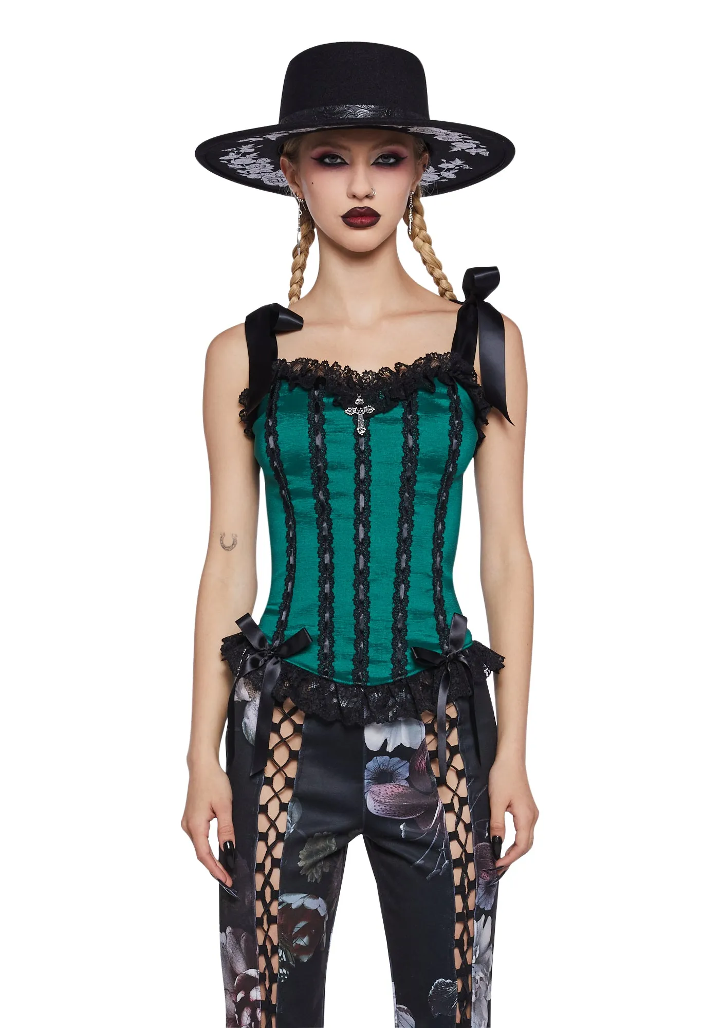 Gothic Elegance Corset Top