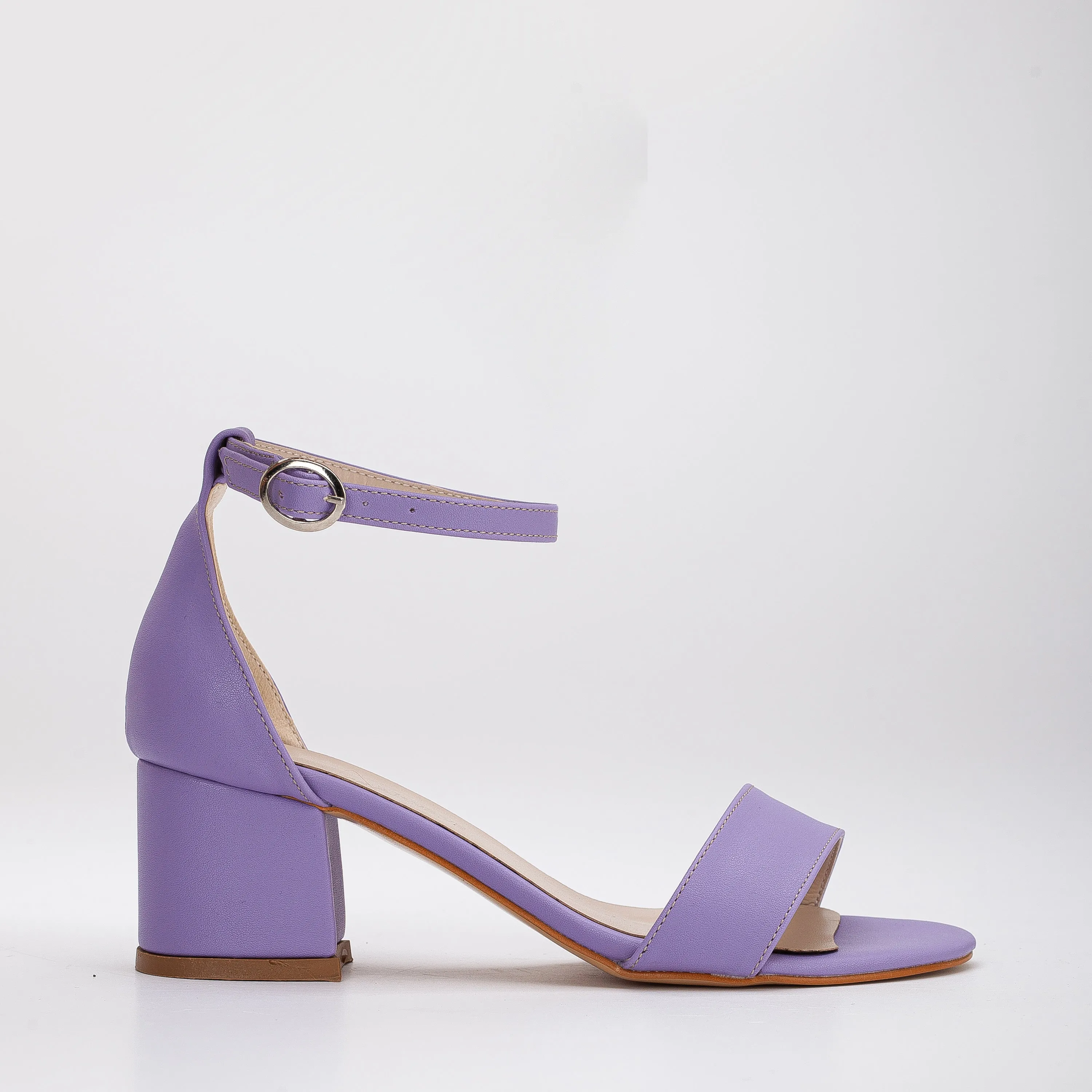 Hera - Lavender Ribbon Heels