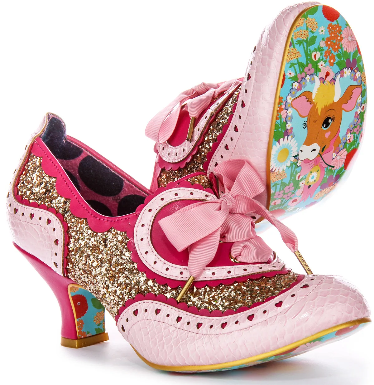 Irregular Choice Jazz Cat In Pink Multi For Women