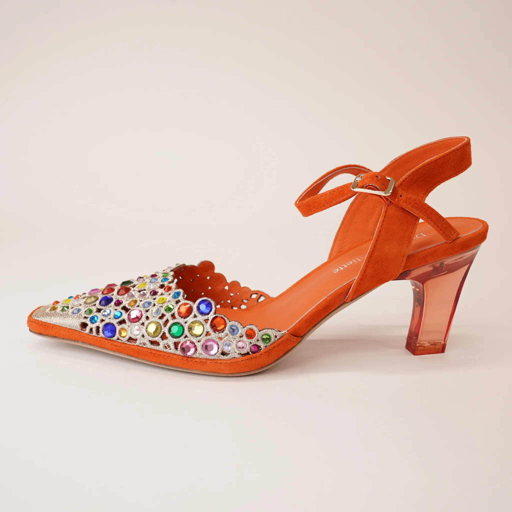 Kyler Bright Multi Leather Heels