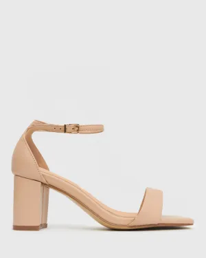 LONDYN Leather Ankle Strap Sandals