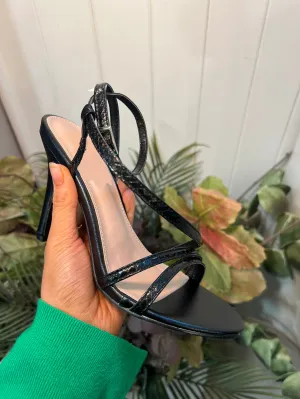 Nicole Strappy Sandal - Black