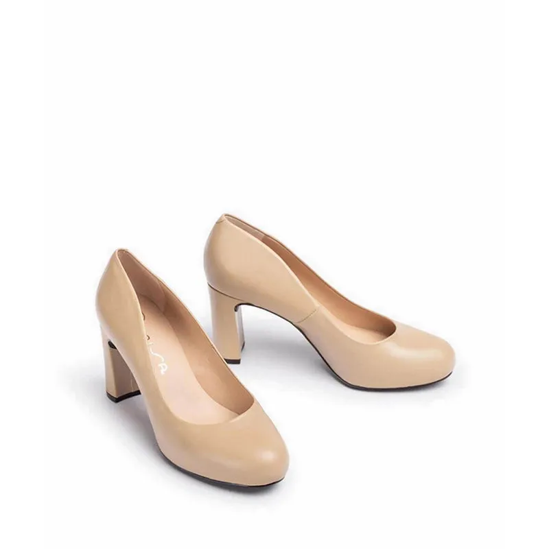 Numis Women's Heels Pumps- Natural