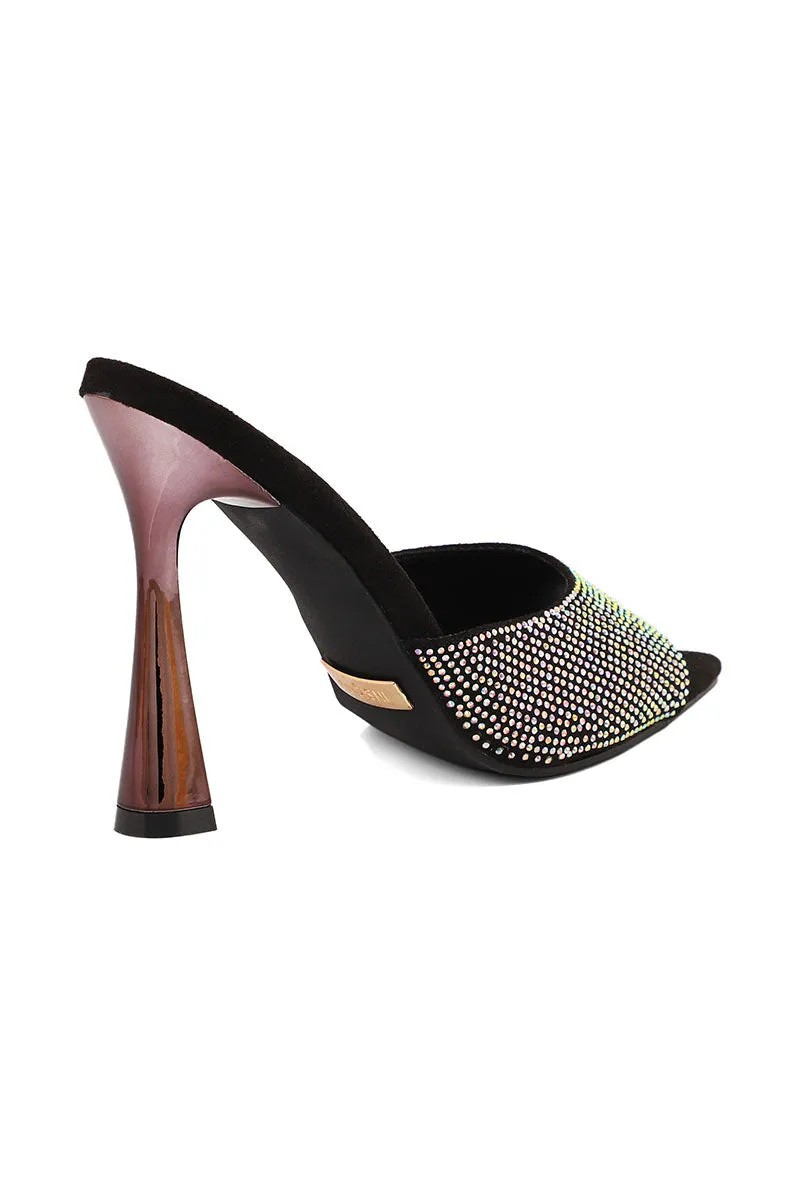 Party Wear Slip On I29279-Black