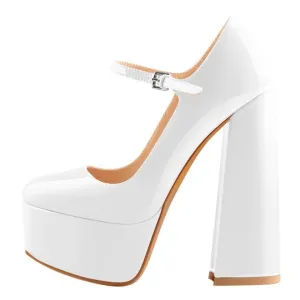 Pumps Queen Yulia (White)