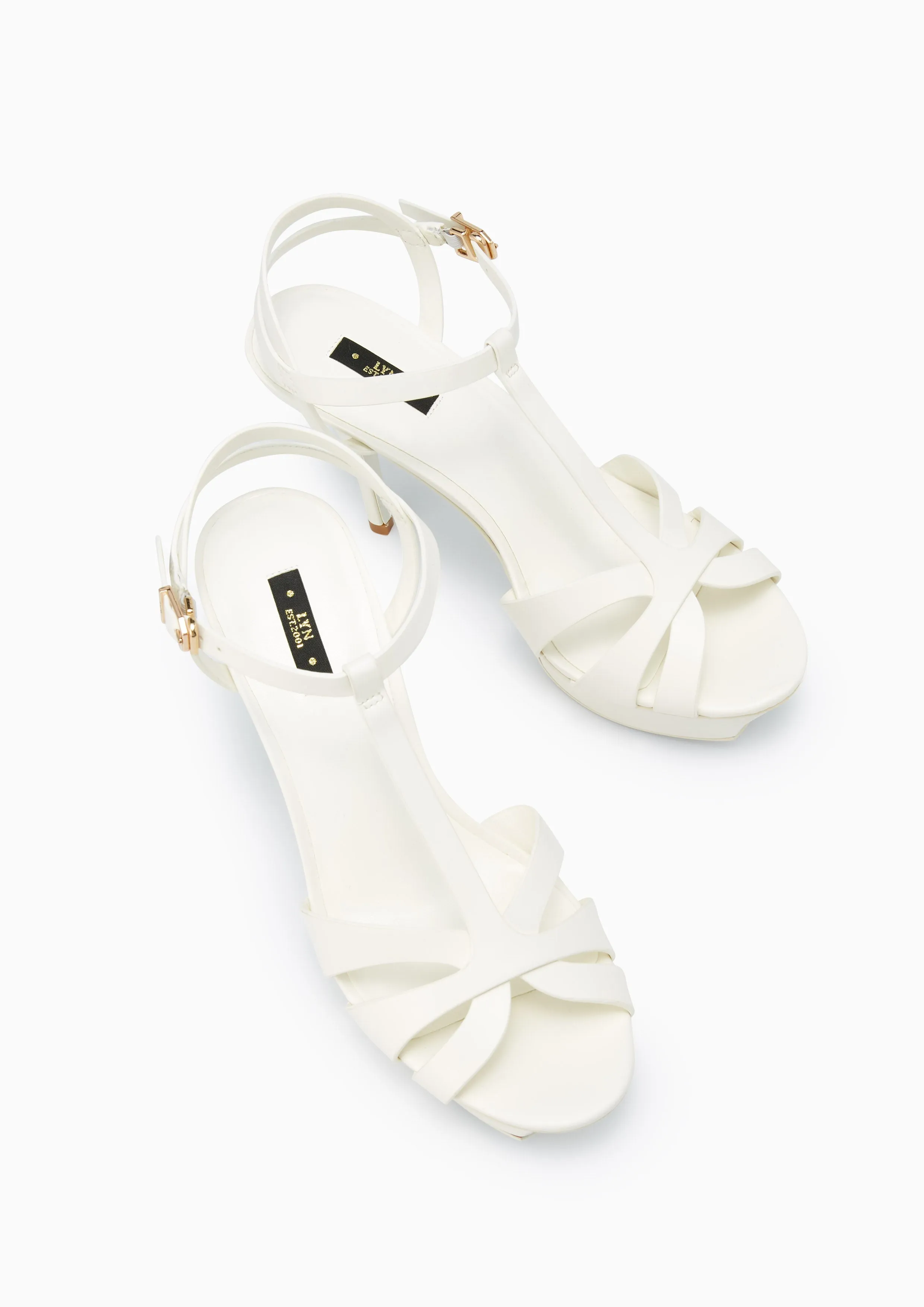 Sabella Soft Platform High Heels White