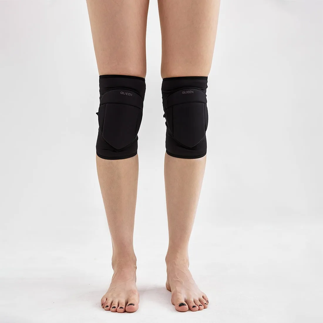 Sleek Black Pro 4 Dance knee pads