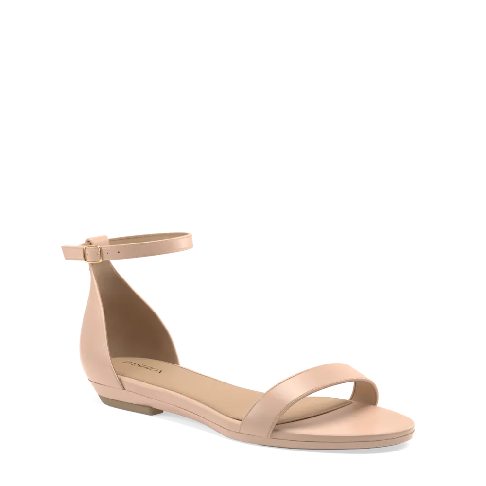 The Pashionista - Sand Leather   Block Heel Kit 4 Sand