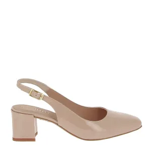 Unisa Lauri Patent Nude Slingback Pump