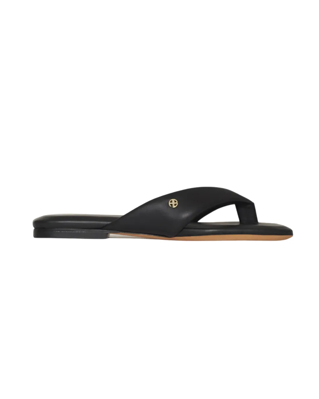 Viola Flat Sandal - Black